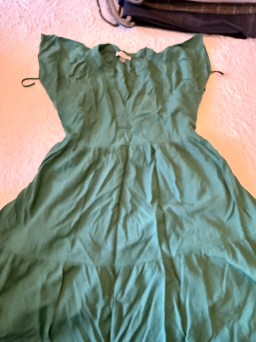 Calvin Klein Textured Sage Green Tunic Top
